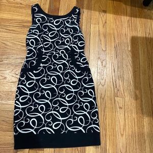 Black and white dress